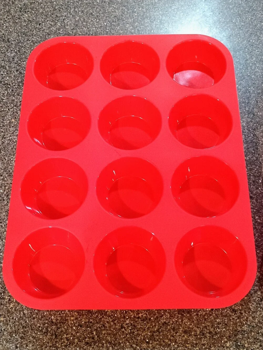 Two Food Grade Silicone Muffin Pans